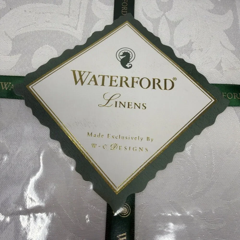 Waterford Linens Banbridge Pearl Color Dining Room Armless Chair Cover 42